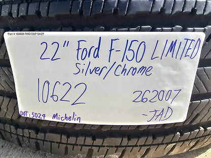 22" Ford F-150 LIMITED OEM rims wheels 10622 SET Expedition 2025 2026 MICHELIN