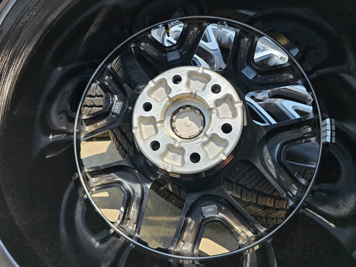 20" Dodge Ram 1500 OEM Laramie wheels rims tires 68583860AA 2024 2025 NEW