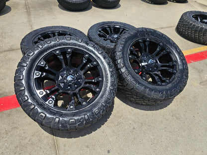 20x9 FUEL D560 Vapor wheels rims Ford F-150 Chevy RAM 1500 Tacoma 6x139 6x135