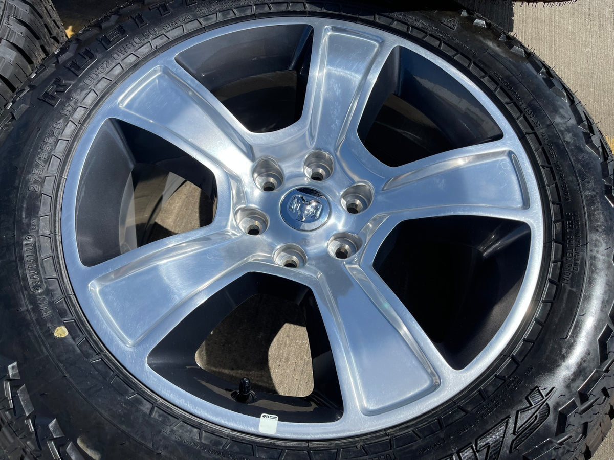 20" Dodge Ram 1500 OEM LIMITED 2676 2723 wheels rims 2025 2026 FALKEN A/T NEW