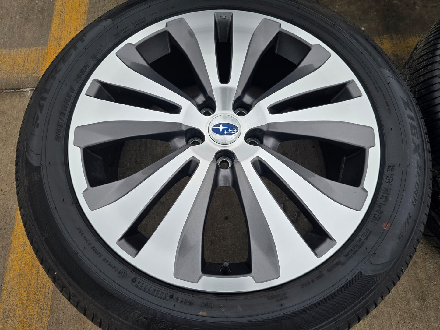 20" Subaru Ascent Outback Legacy Forester OEM 68872 wheels rims tires DISCOUNTED