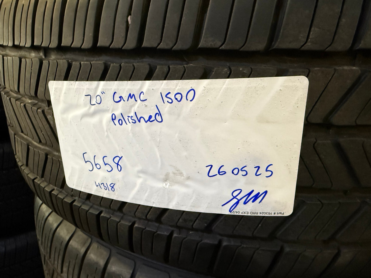 20" GMC Sierra DENALI Chevy Silverado OEM 5698 wheels rims tires GOODYEAR