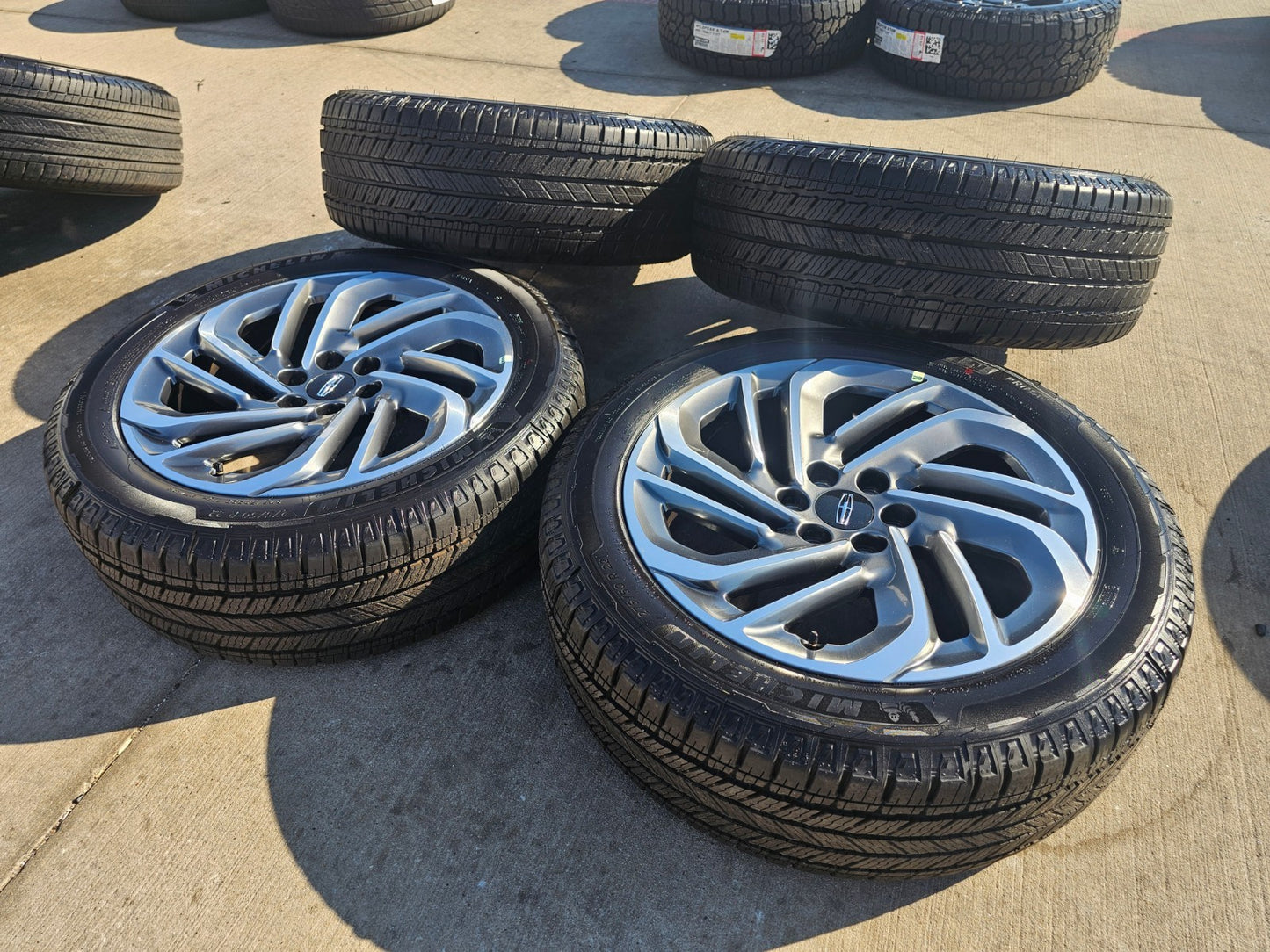 22" Lincoln Navigator OEM 94225 rims wheels BLACK LABEL 2025 2026 MICHELIN NEW