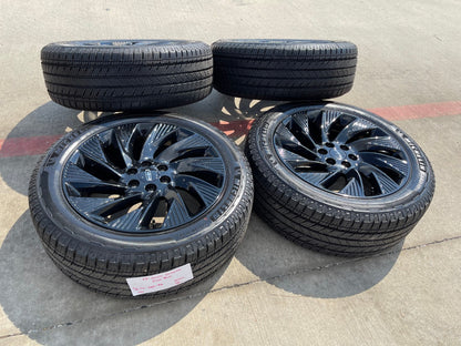 22" Lincoln Navigator OEM 10665 rims wheels BLACK LABEL 2025 2026 MICHELIN NEW