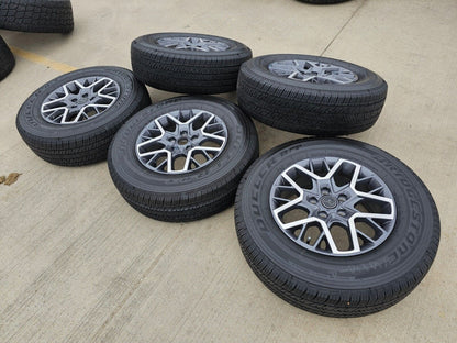 18" Jeep Wrangler Grand Cherokee Gladiator OEM wheels rims tires 2024 2025 NEW