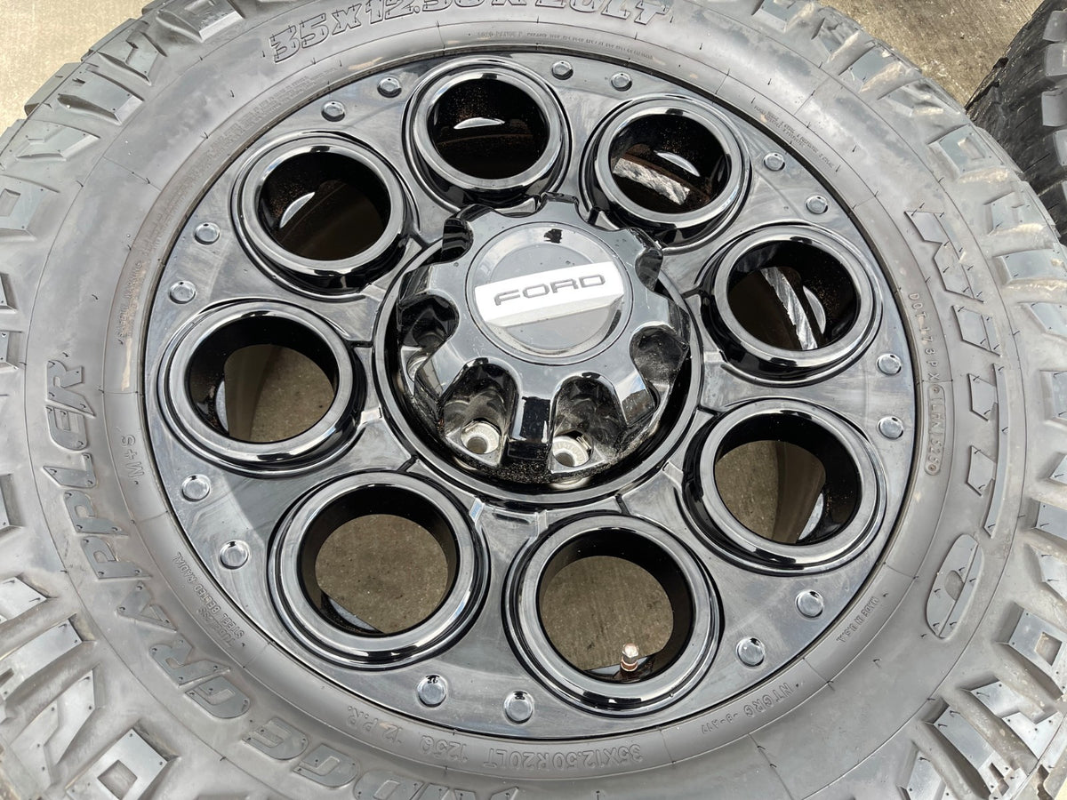 20" Ford F-250 F-350 OEM TREMOR wheels rims SET 10299 10484 SET NITRO 35"
