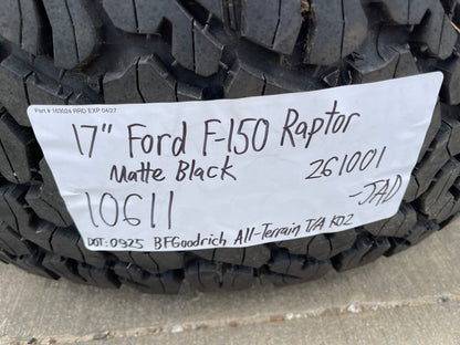 17" Ford F-150 Raptor OEM 10611 rims wheels Bronco SET 2025 2026 2027 BFG 35 SET