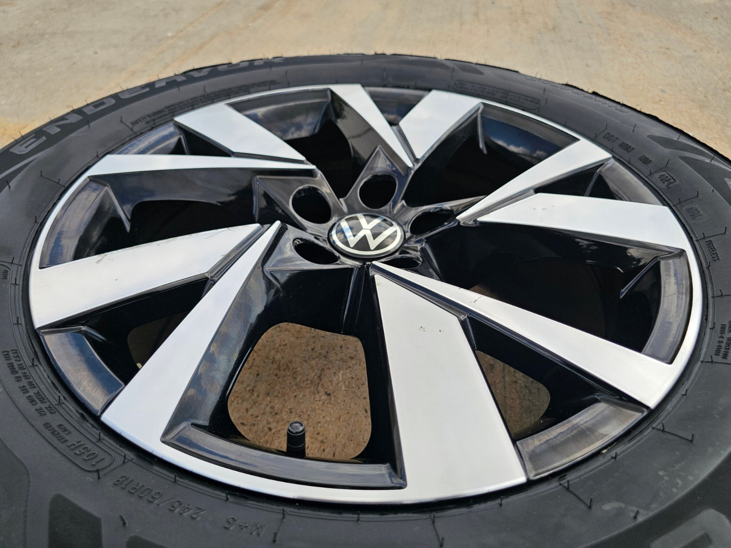 18" VW Atlas OEM wheel rim tire 70080 Audi Q7 Q8 Spare COOPER NEW