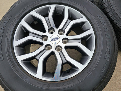 18" Ford F-150 Lariat OEM rims wheels 10342 tires 2021 2022 2023 2024 2025