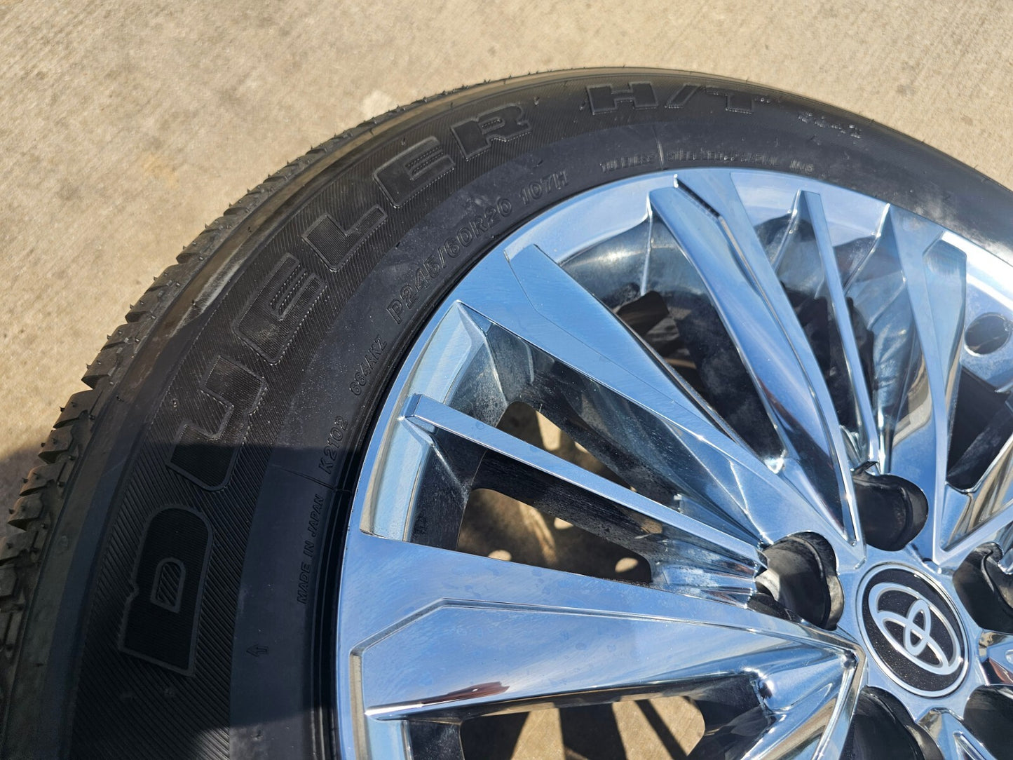 20" Toyota Grand Highlander OEM wheels rims tires Lexus TX350 2024 2025 NEW