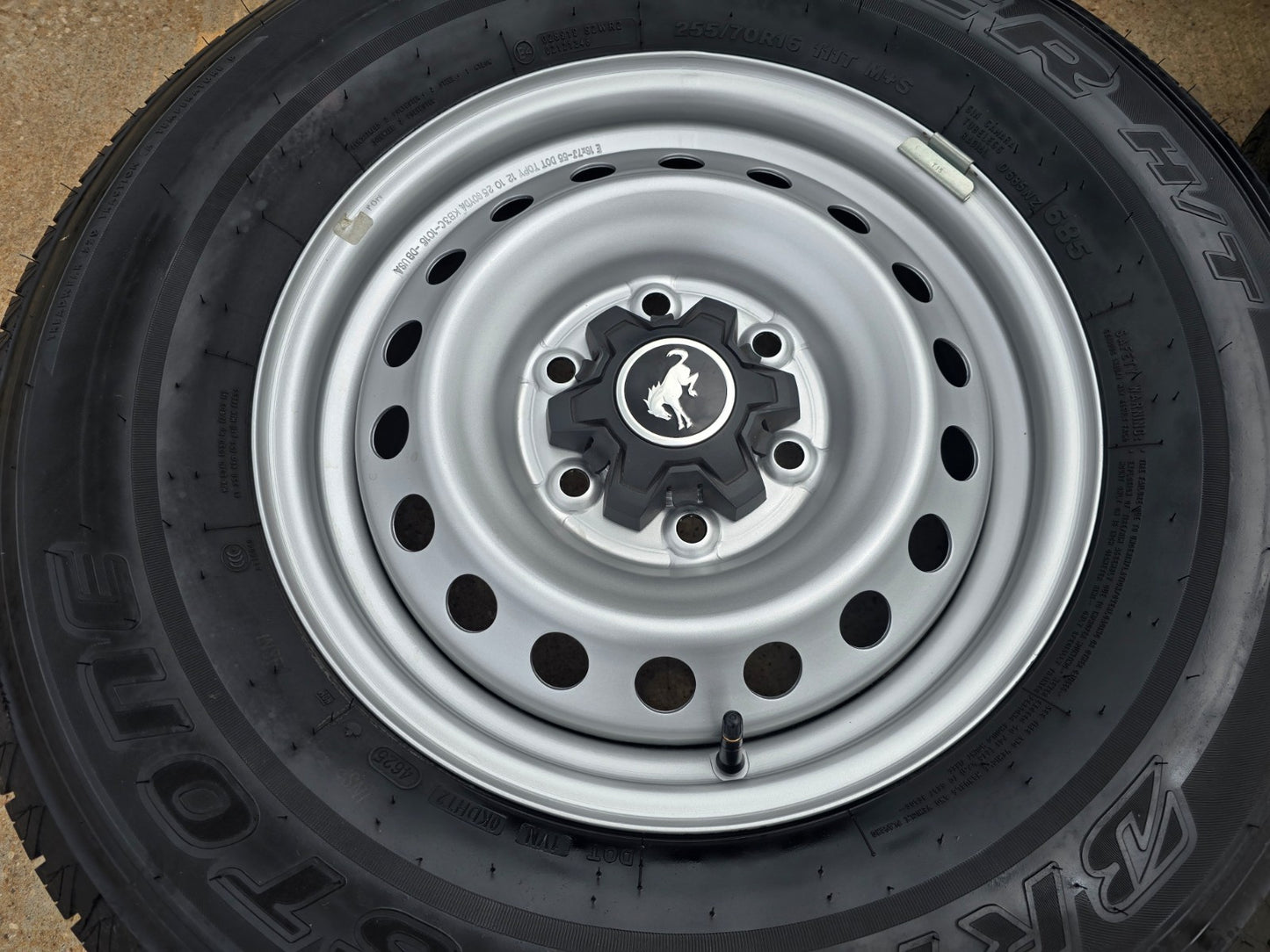 16" Bronco Ford Ranger steel wheels rims tires SET 10226 2022-2027