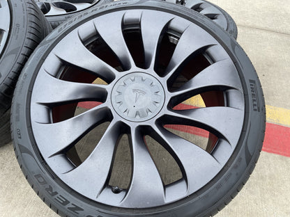 21" Tesla Model Y OEM INDUCTION wheels rims 2022 2023 2024 2025 2026 PIRELLI