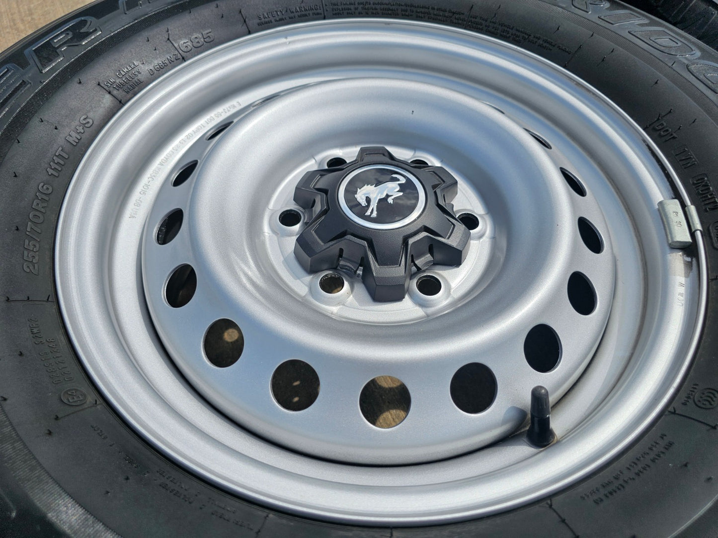 16" Ford Bronco steel wheels rims SET 10226 Ranger 2022 2023 2024 2025 2026