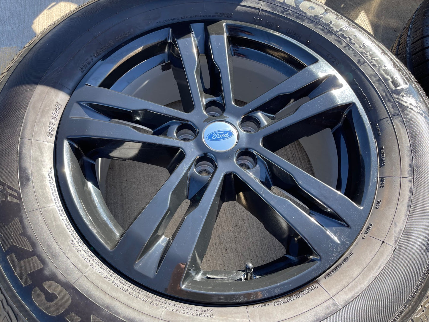 18" Ford Taurus Explorer OEM 10266 rims wheels 2022 2023 2024 2025 2026 YOKOHAMA