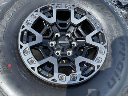 17" Ford F-150 Raptor R OEM BEADLOCK rims wheels BFG 37" tires 2026 2027 NEW