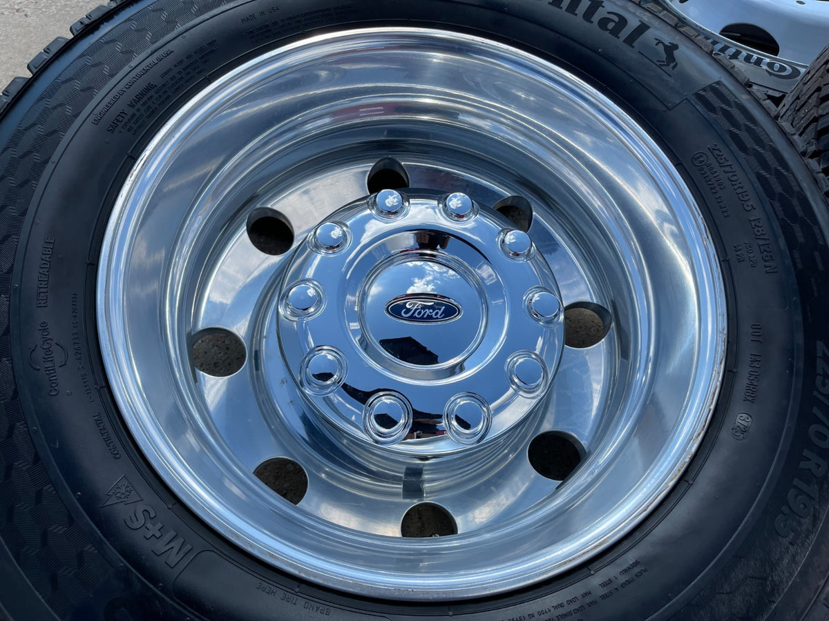 19.5" Ford F-450 Dually F-550 rims wheels RAM 4500 OEM 10x225 2026 2027 SET NEW