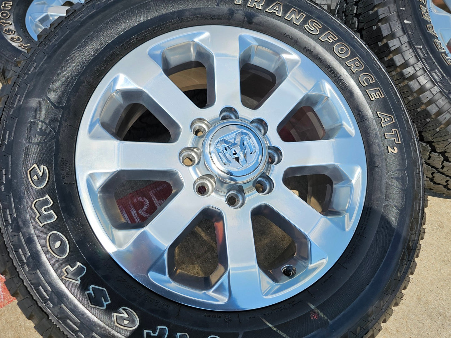 20" Dodge Ram 2500 3500 LARAMIE OEM 2700 wheels rims tires 2024 2025 2026 NEW
