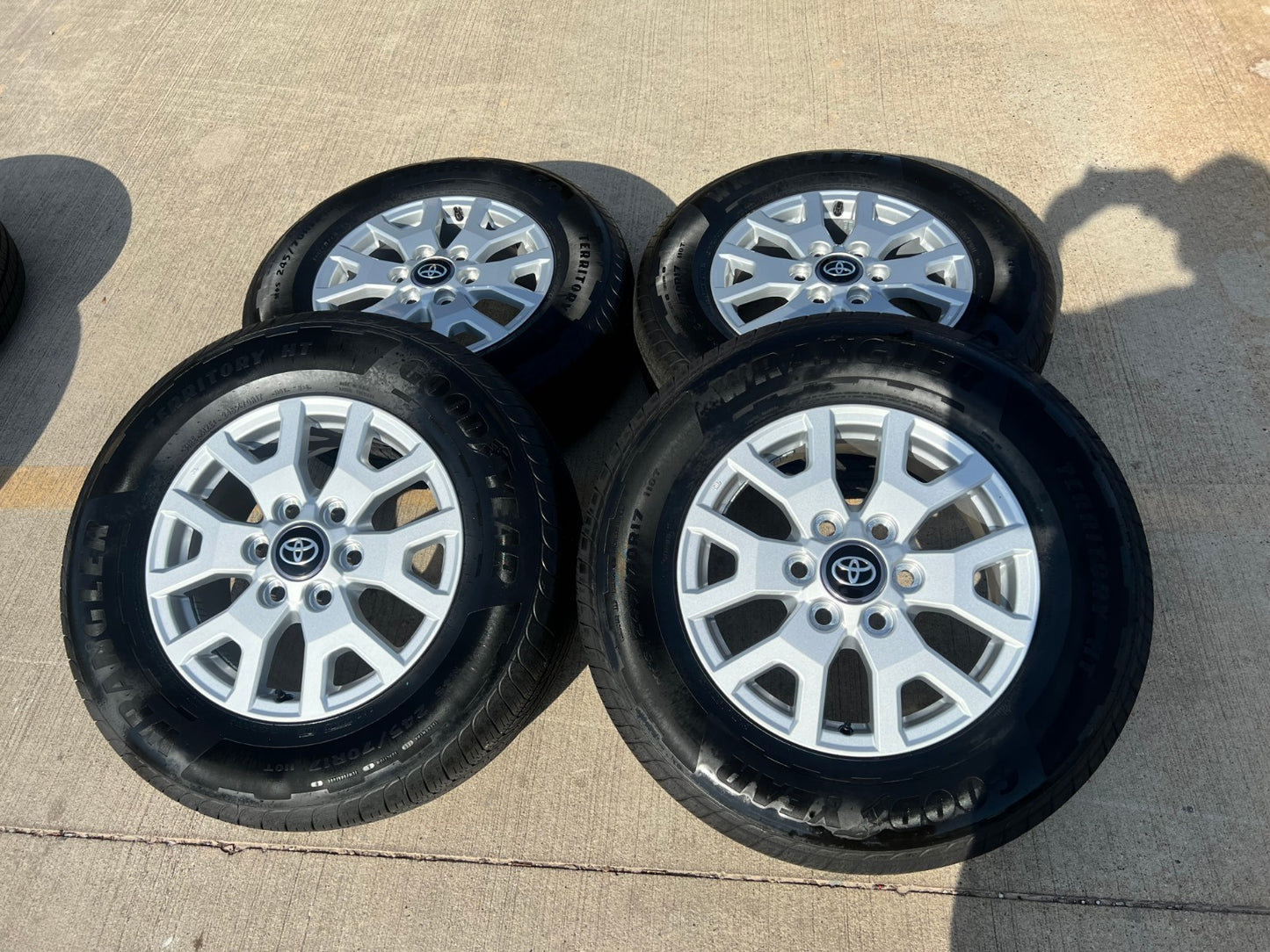 17" Toyota Tacoma 4Runner TRD OEM 94254 10637 wheels rims 2025 2026 GOODYEAR NEW