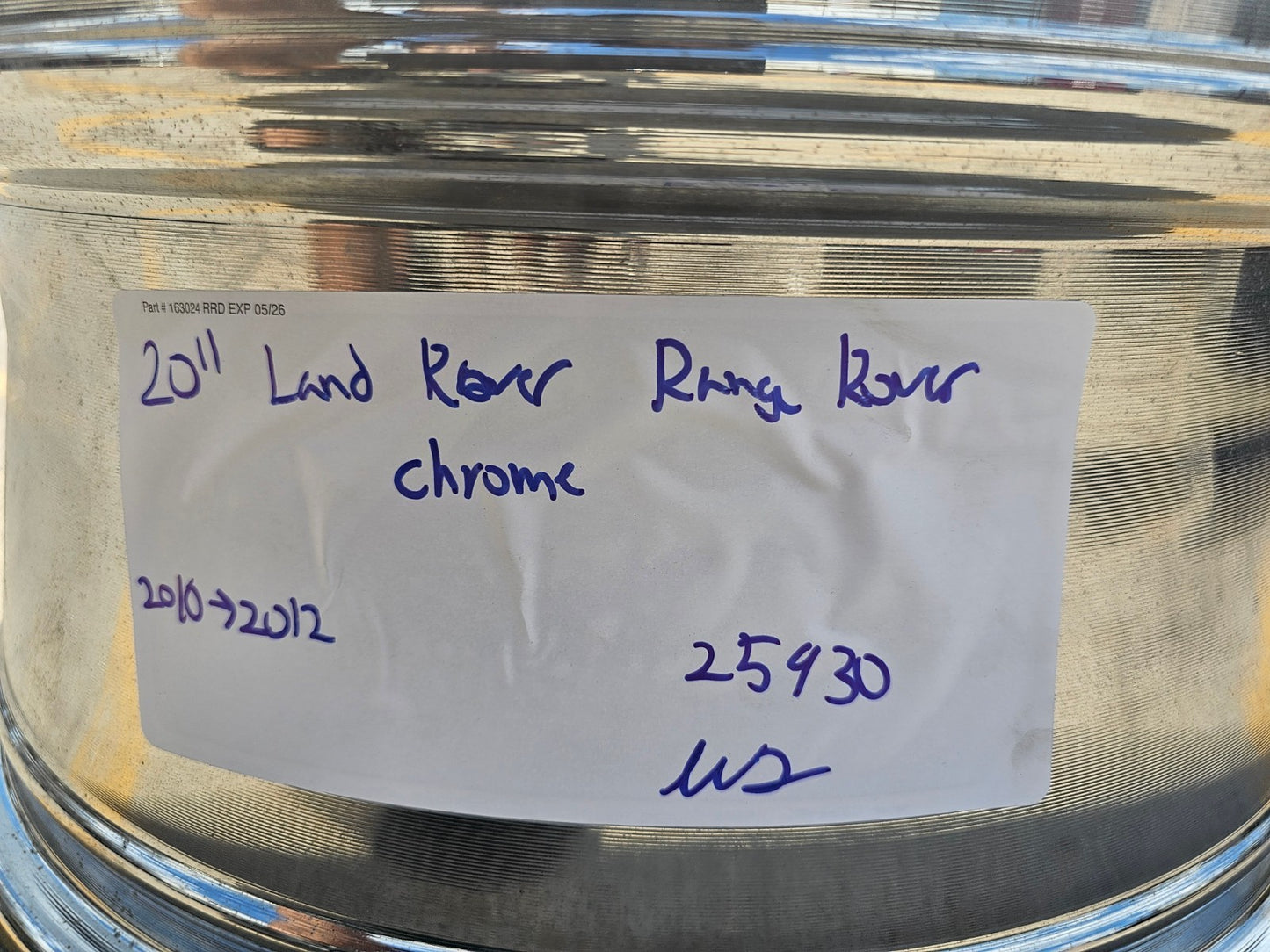 20" Range Land Rover OEM chrome wheel rim 72218 Defender spare NEW