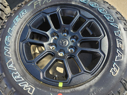 18" Dodge Ram 1500 Rebel Black OEM wheels rims 2023 2024 2025 NEW DURATRAC
