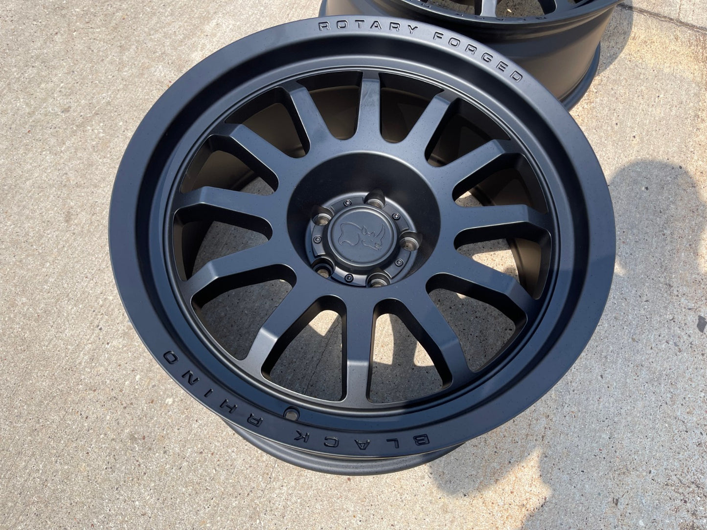 (1) 20" 20x9.5 Black Rhino Rapid RF Jeep Wrangler Gladiator wheel rim NEW