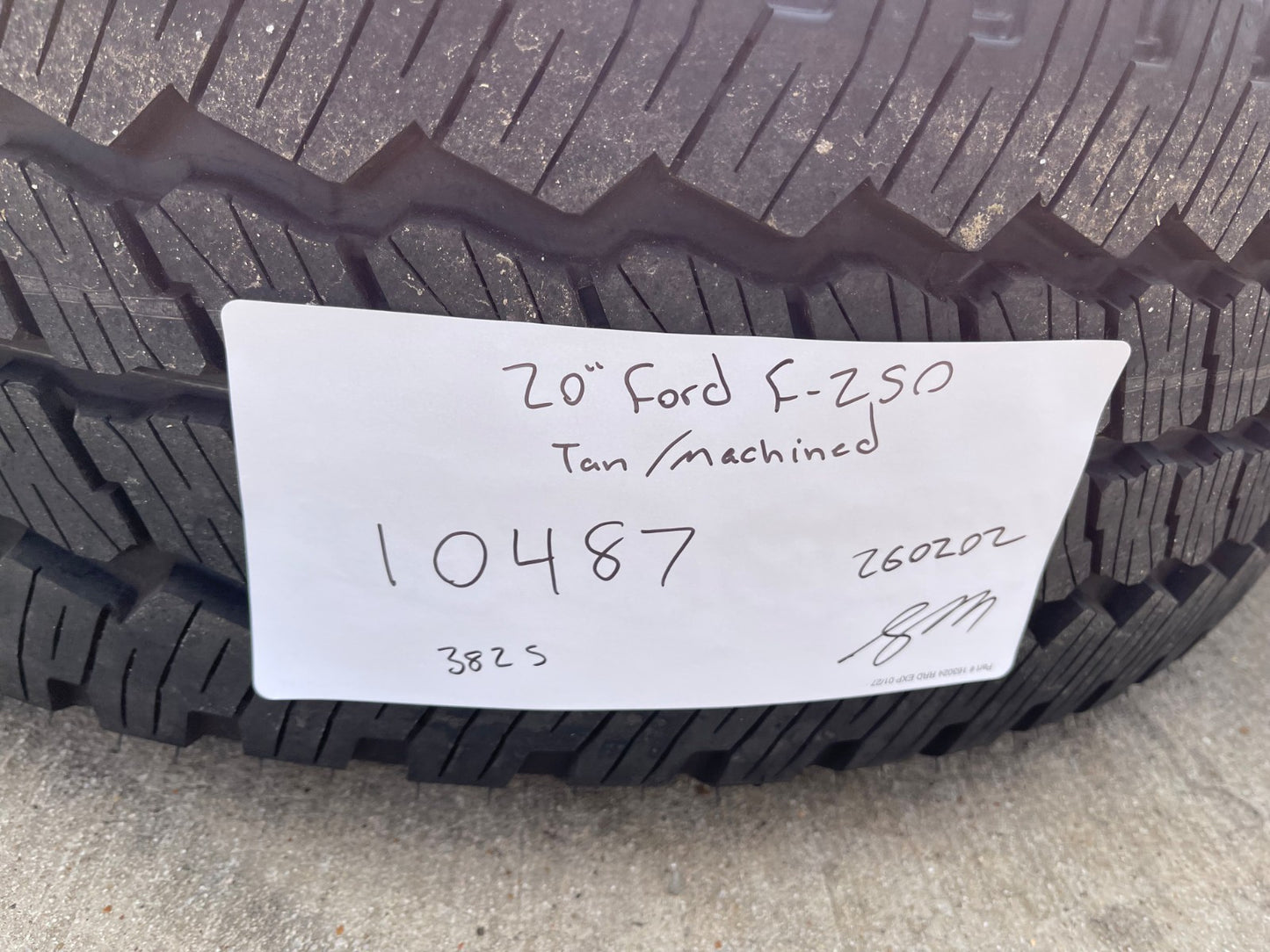 20" Ford F-250 F-350 OEM 10487 LIMITED KING RANCH tan wheels rims 2025 2026 NEW