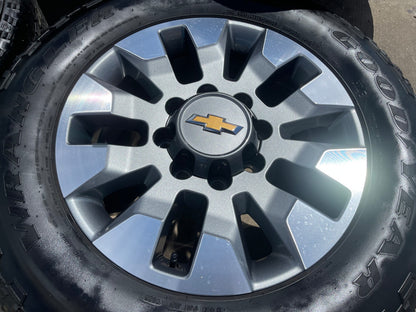 20" Chevy Silverado GMC Sierra 2500 3500 OEM 5960 5947 wheels rims SET GOODYEAR