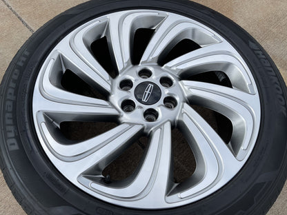 (1) 22" Lincoln Navigator BLACK LABEL OEM 10497 rim wheel 2022 2023 2024 HANKOOK
