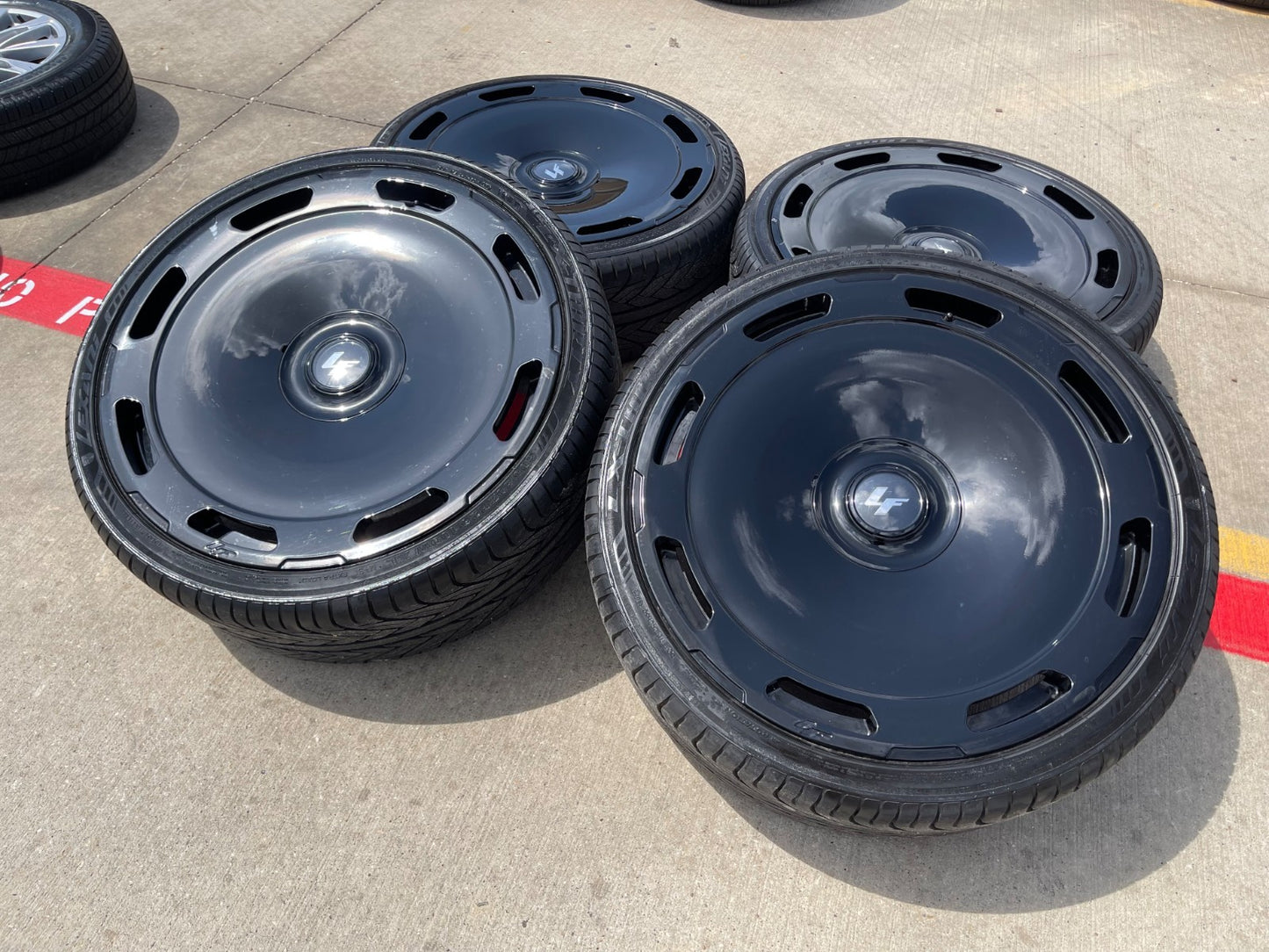 26" Lexani LF FORGED Cadillac Escalade IQ OEM wheels rims Hummer SET 2025-2027