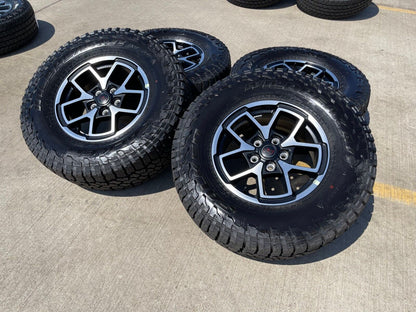 17" Jeep Wrangler Rubicon OEM wheel rim Gladiator spare A/T3 2024 2025 NEW