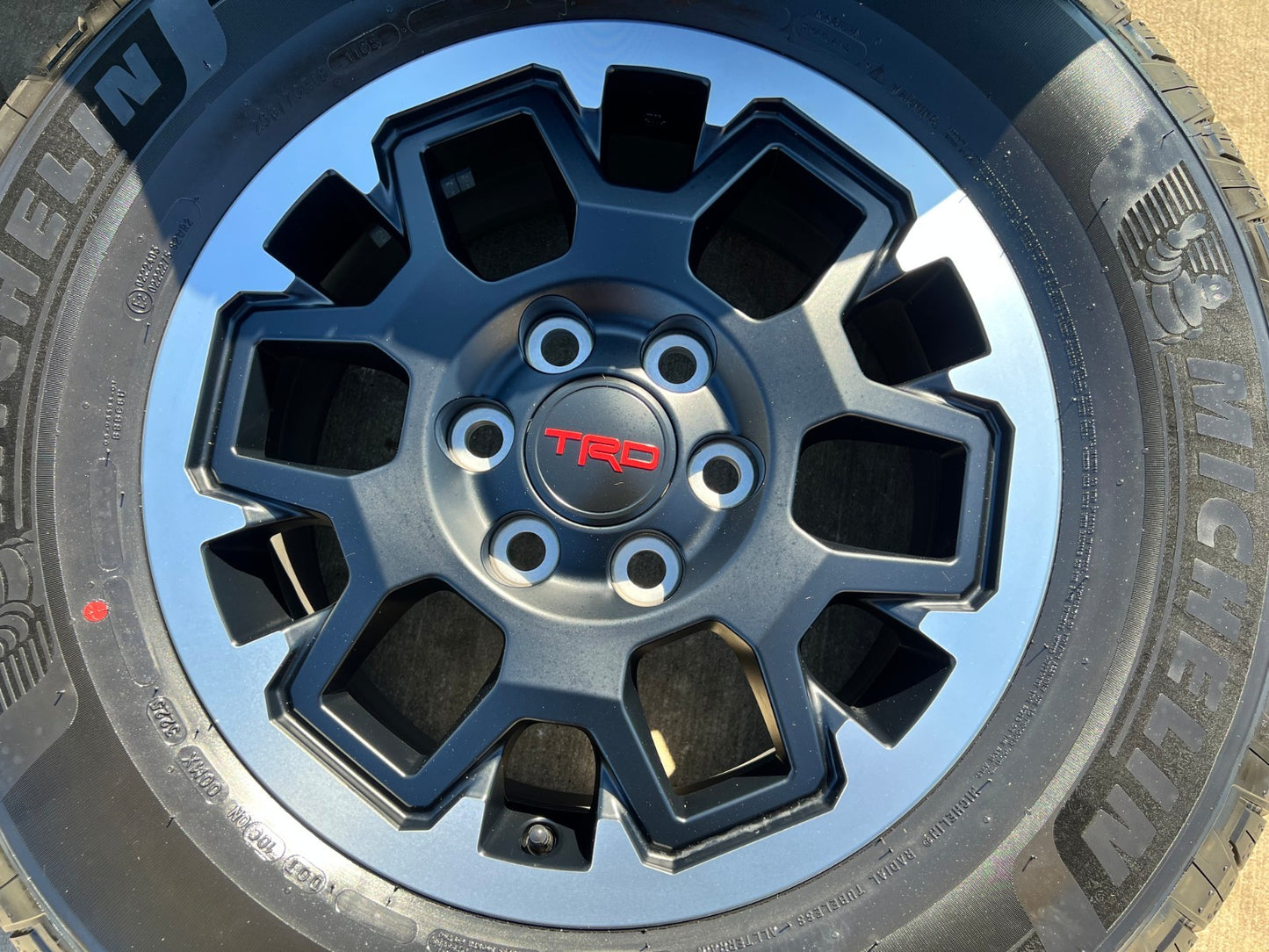 18" Toyota Tacoma 4Runner TRD OEM 94199 wheels rims 2024 2025 2026 NEW MICHELIN