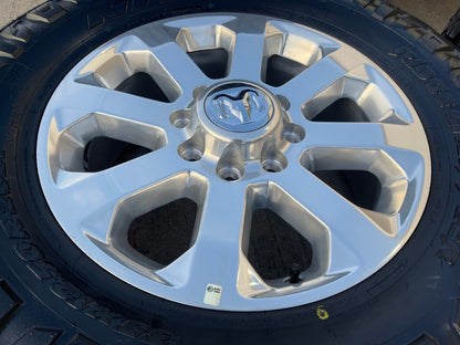 20" Dodge Ram 2500 3500 LARAMIE OEM 2700 wheels rims 2025 2026 NEW 35" NITRO