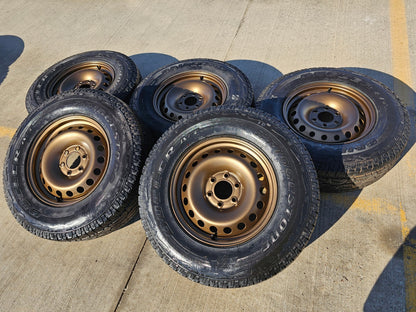 17" INEOS Grenadier OEM steel wheels rims BRONZE tires 2024 2025 2026 NEW