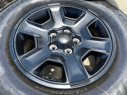 17" Jeep Wrangler Rubicon OEM 9260 wheels rims Gladiator tires BFG A/T NEW
