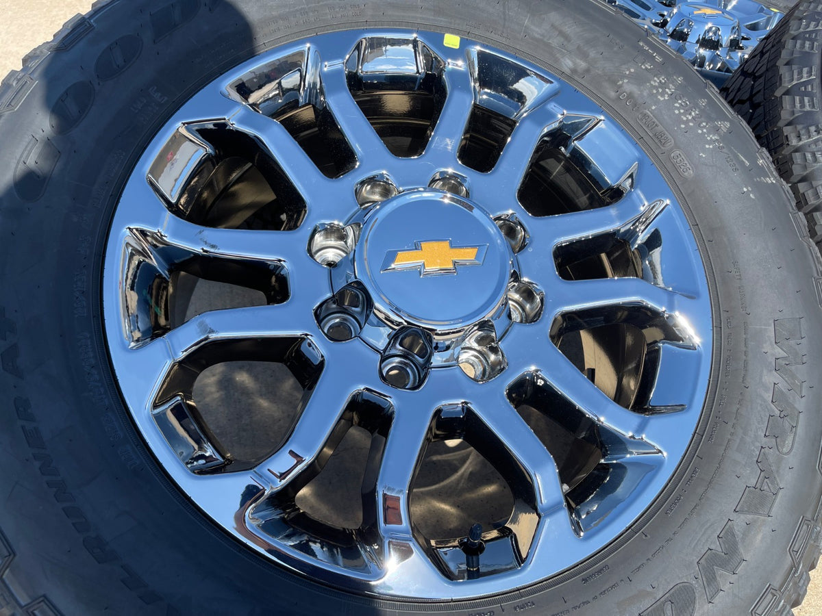 20" Chevy Silverado ZR2 GMC Sierra CHROME 2500 3500 OEM 95685 wheels rims NEW