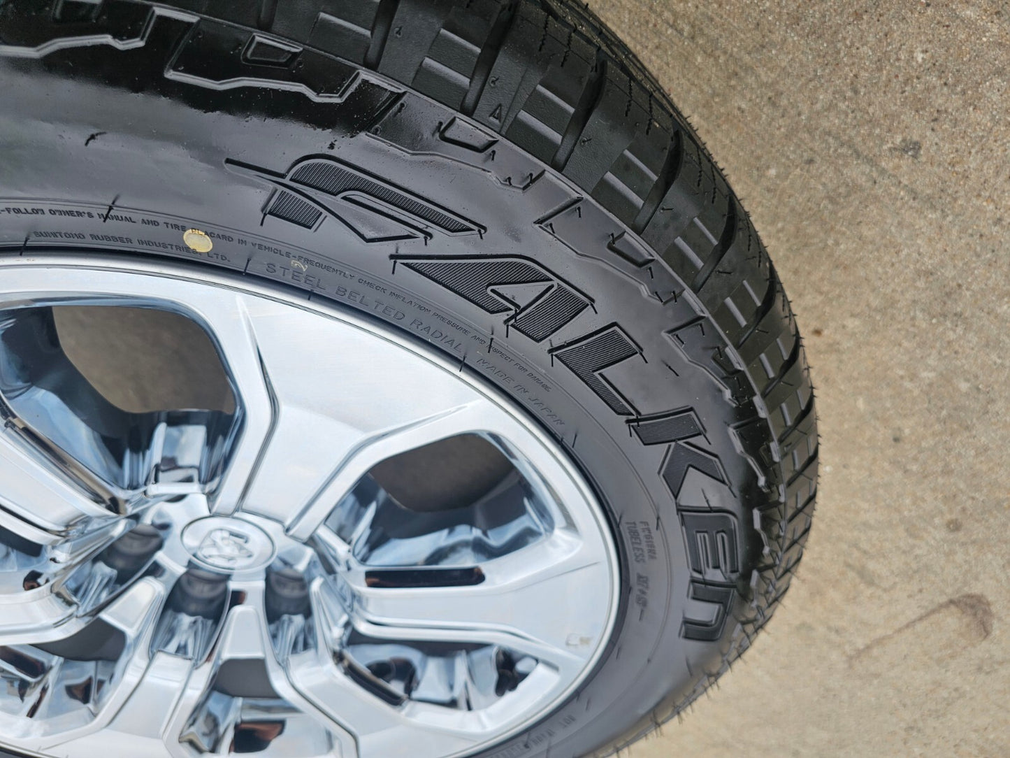20" Dodge Ram 1500 OEM Laramie CHROME 2679 wheels rims tires 2023 2024 2025 NEW