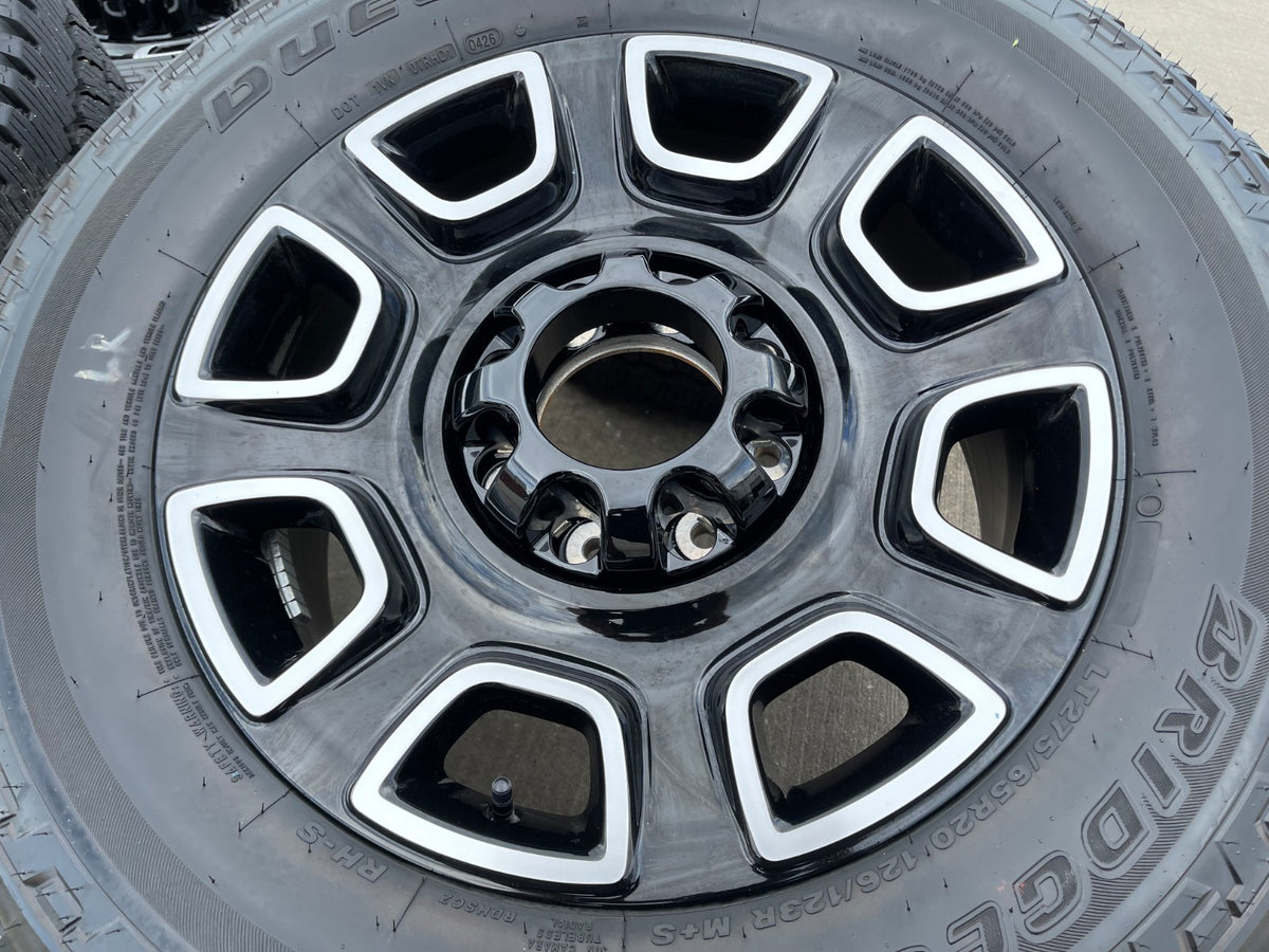 20" Ford F-250 F-350 OEM Lariat Platinum wheels rims 10486 SET BRIDGESTONE NEW