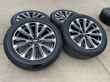 22" Chevy Tahoe Silverado Suburban OEM wheels rims 2023 2024 2025 2026 2027 NEW