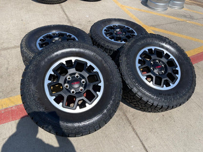 17" Toyota Tacoma 4Runner TRD OEM 10638 42611 95893 wheels rims 2025 tires 33"
