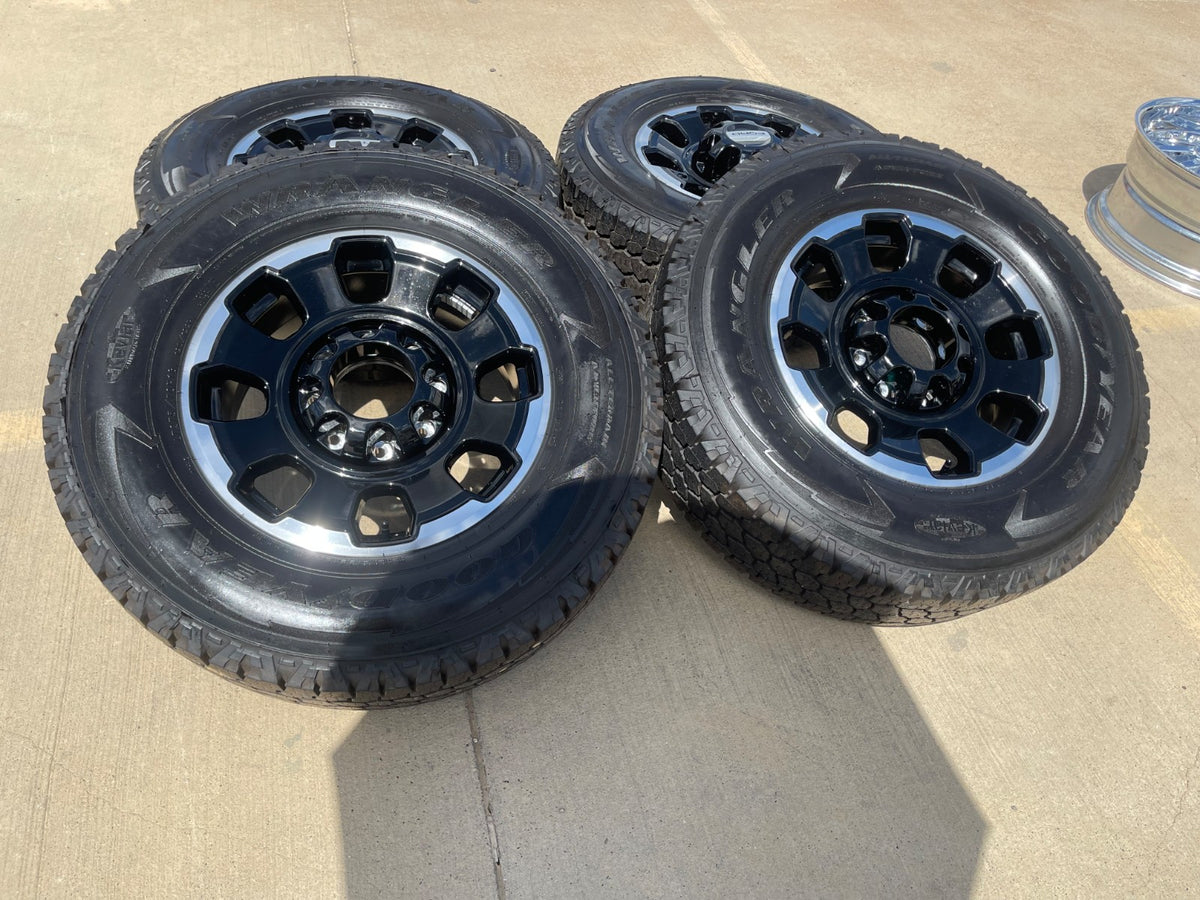 18" Ford F-250 F-350 OEM TREMOR rims wheels 10482 tires SET GOODYEAR A/T