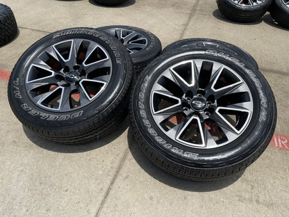 20" Chevy Tahoe Silverado OEM 5919 wheels rims GMC Yukon tires BRIDGESTONE