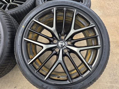 20" Nissan GT-R OEM wheels rims RAYS 62801 62200 SET GTR 2019 2020 2022 2023