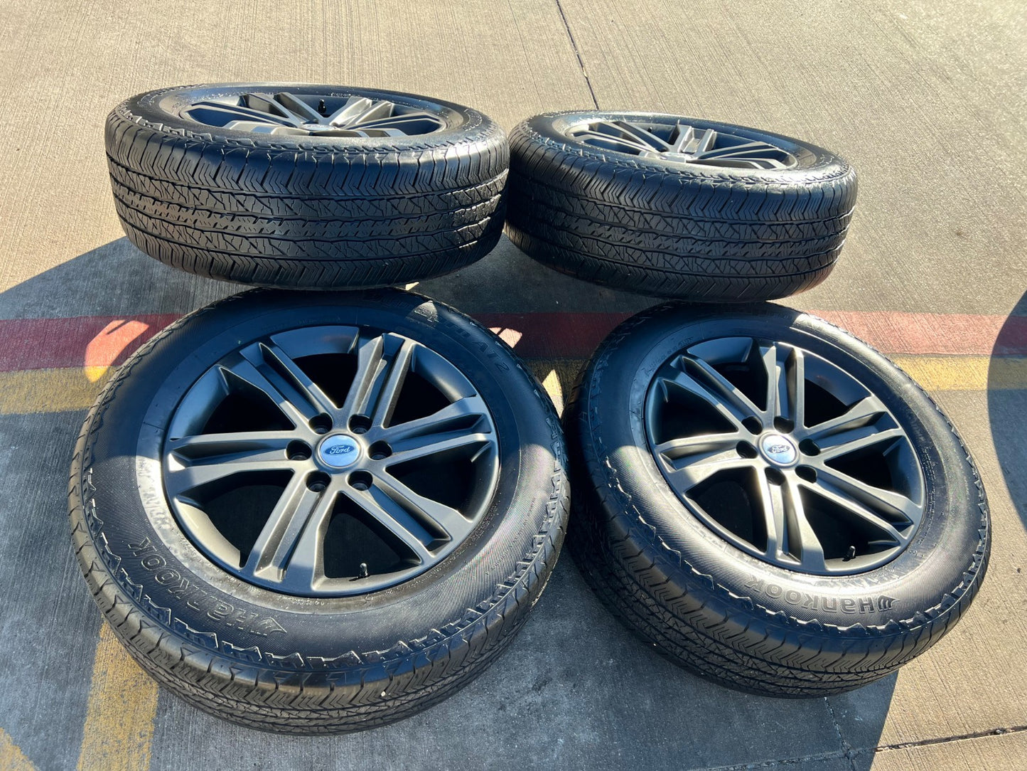 20" Ford F-150 FX-4 PLATINUM OEM rims wheels 10344 Expedition HANKOOK A/T2