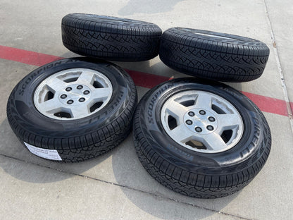 17" Chevy Tahoe Silverado Suburban Z71 OEM 5196 wheels rims tires SET
