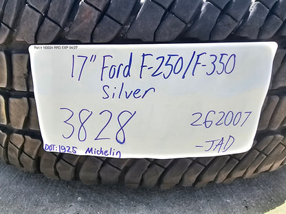17" Ford F-250 F-350 OEM 3828 wheels rims SET 2024 2025 2026 MICHELIN A/T2 NEW