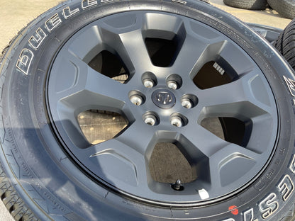 20" Dodge Ram 1500 OEM Laramie Black 2680 wheels rims tires 2024 2025 2026 NEW