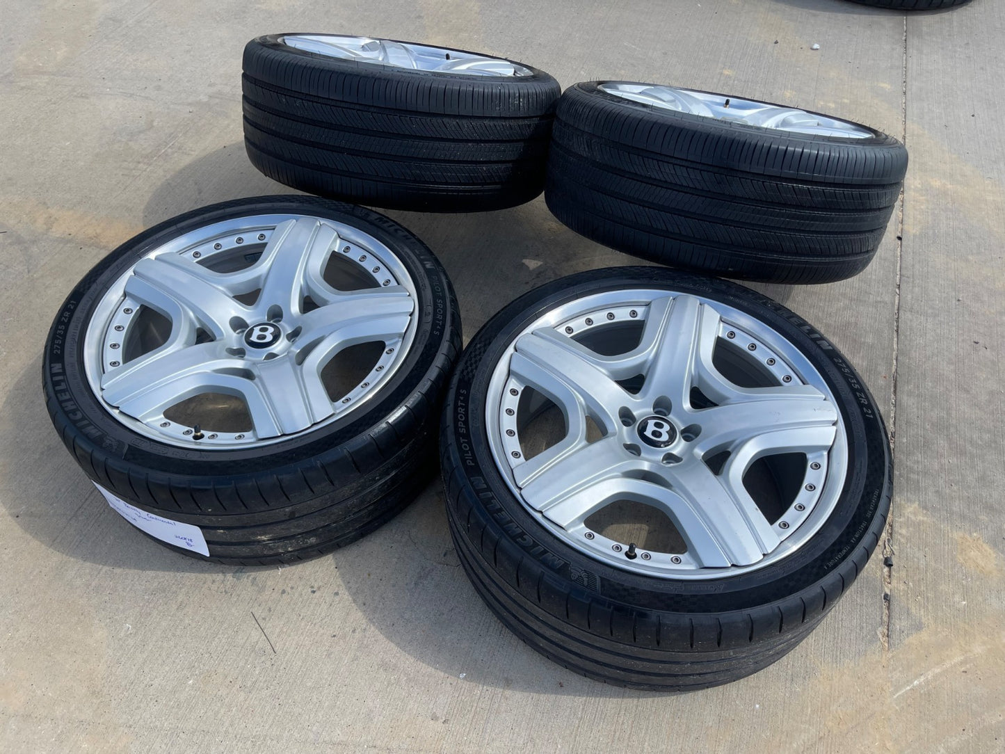 21" Bentley Continental OEM wheels rims Mulliner Flying Spur GT SET