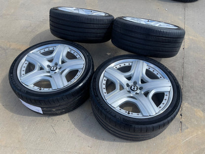 21" Bentley Continental OEM wheels rims Mulliner Flying Spur GT SET