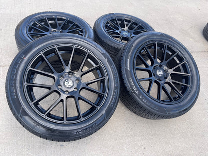 22x9 22" DUB Luxe S205 Chevy Silverado RAM wheels rims 6x139 6x5.5 tires SET