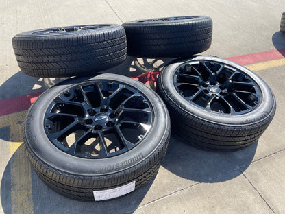22" Chevy Tahoe Escalade GMC Yukon Sierra OEM 14079 wheels rims 2025 2026 SET